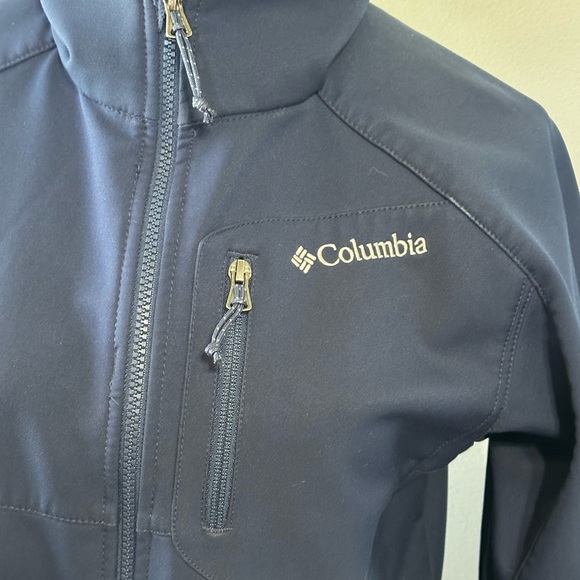 Columbia ascender, softshell, full zip men’s jacket size medium navy blue - Picture 7 of 16
